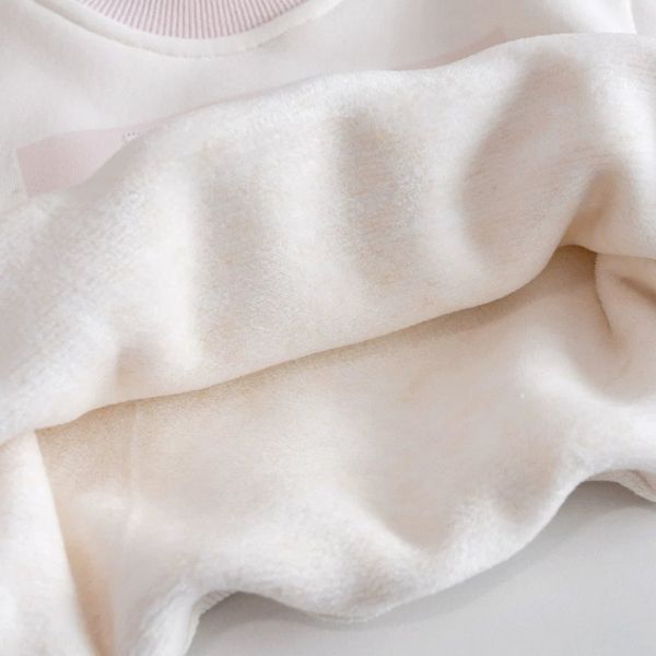 269279 - Bộ nỉ Ucee hình voi hồng đại hàn cho bé size 90-130