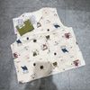 AK28 - Áo khoác gile lông vũ Liwu Kids siêu nhẹ 2 mặt nhiều mẫu cho bé size 90 - 130