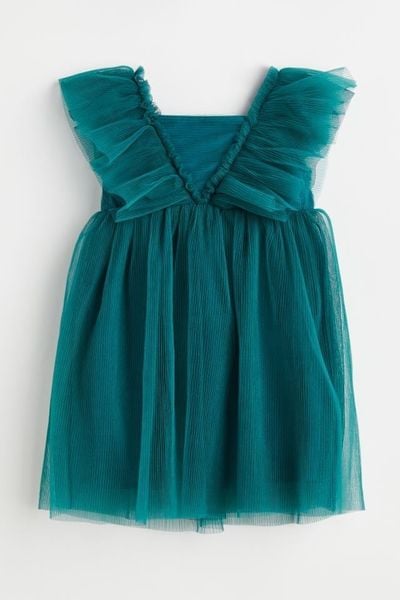 V00072 - Váy công chúa tutu ren dập ly nhiều màu size 2-12y