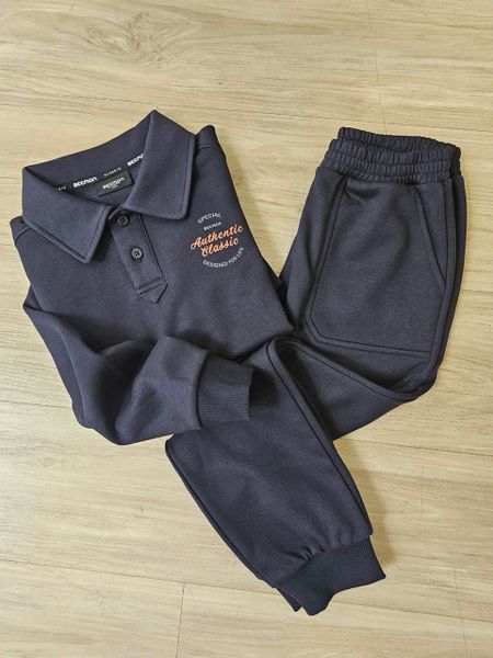 BM2511ST05 - Bộ nỉ da cá Beemon cổ đức 2 màu cho bé size 120-160