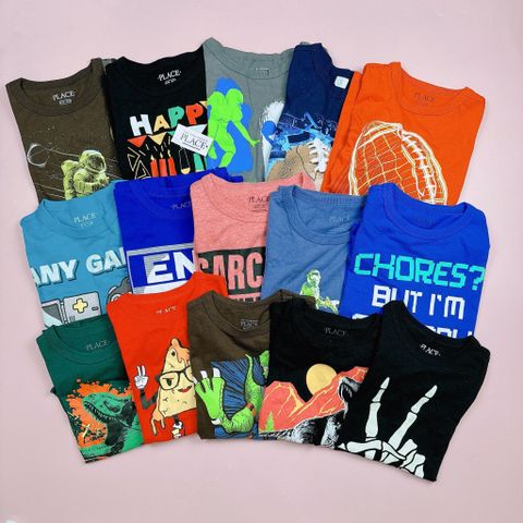 ABT113 - Áo cotton dài tay nhiều màu bé trai dòng đại size 4-16y