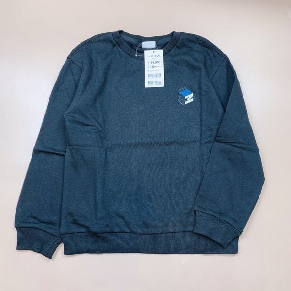 ABT102 - Áo nỉ bông trơn in ngực nhiều màu BTBG