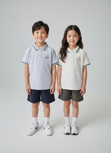 BM2601ST03 - Bộ polo Beemon 5 màu cho bé size 120-160