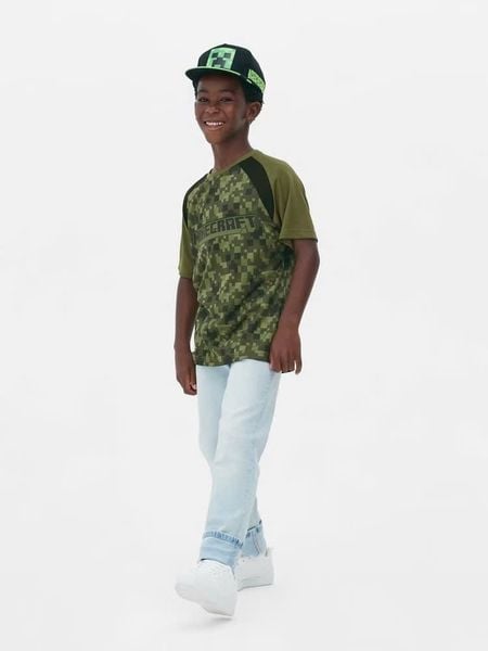 ABT42 - Áo thun thể thao  4 mẫu MineCraft dư xịn bé trai size 5 - 15y