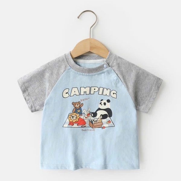 ABT37 - BM2 Áo cotton Cutepanda tay giác lăng nhiều màu cho bé size 90-120