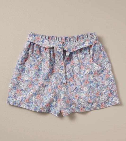 QBG29 - Quần short Youth thô đũi hoạ tiết hoa nhiều màu BG size