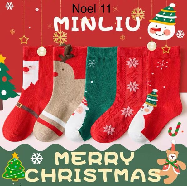 SH2511PK01 - Set 5 đôi tất Minliu Kidsocks dành cho trẻ em, chất liệu cotton+polyester+spandex, NSX Man Luu Textile Company Limited
