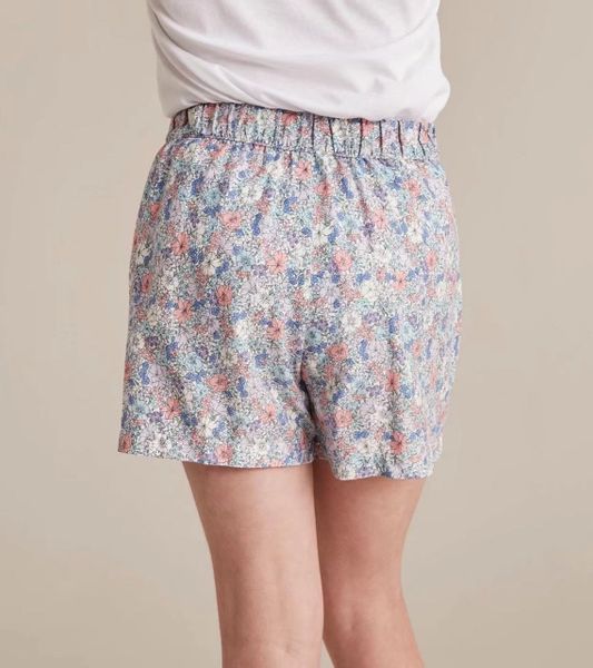 QBG29 - Quần short Youth thô đũi hoạ tiết hoa nhiều màu BG size