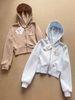 BBG22 - Bộ nỉ bônG nâu be Melody / xanh Cinamonrol size 8 - 14y+