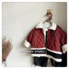 M5707 - Áo khoác phao đỏ chần bông cho bé size 90-130