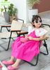 V00034 - Váy Sofia Candy tiểu thư trơn sắc màu phối cổ thêu trắng size 2-12y