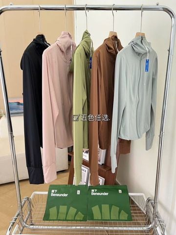 ACN07 - Áo chống nắng Beneunder +50UPF vải làm mát dáng ôm 5 màu cho Mẹ size 40-55kg