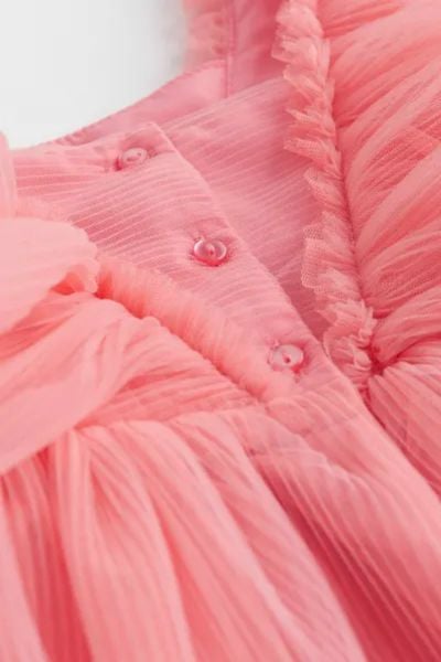 V00072 - Váy công chúa tutu ren dập ly nhiều màu size 2-12y