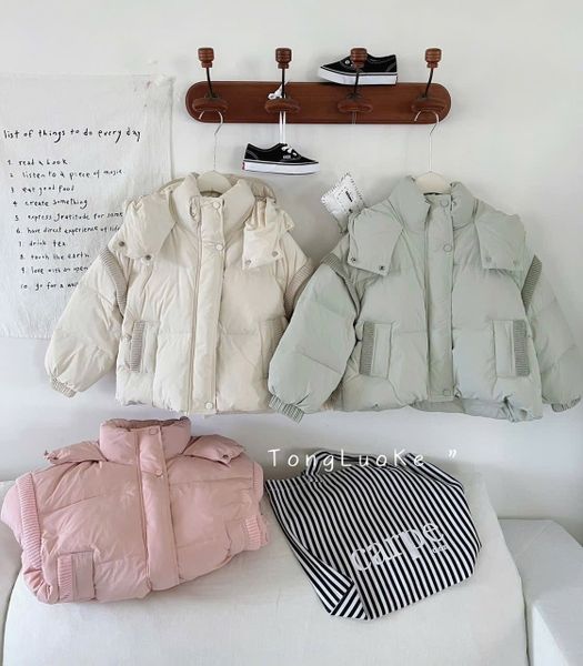 AK09 - Áo khoác phao lông vũ nhẹ ấm 5 màu cho bé size 110-150