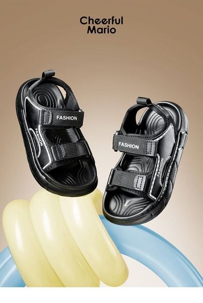 SD02 - Sandal Mario siêu nhẹ quai dán nhiều màu cho bé size 24-29