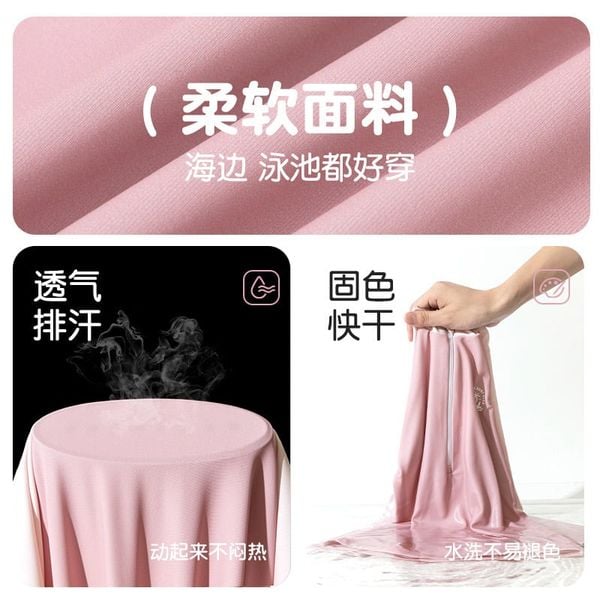 YY5604 - Bộ bơi YUKE chống nắng dài tay + quần dài bé gái size XL-6XL