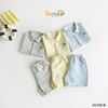 6010BHB - Bộ cotton kẻ Beemo size 1-5y