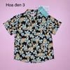 ABT53 - Áo sơ mi thô đũi, lanh Piping Hot hoa lá summer BT size 1-16y