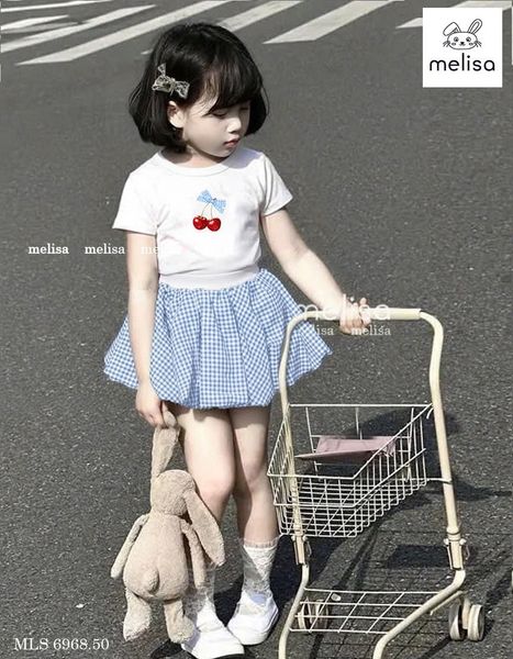 MLSBCC.6968 - Bộ Melisa cho bé gái size 2-12y