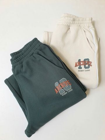 BM2510PT03 - Quần nỉ da cá ống suông Beemon 3 màu be / rêu / ghi size 120-160