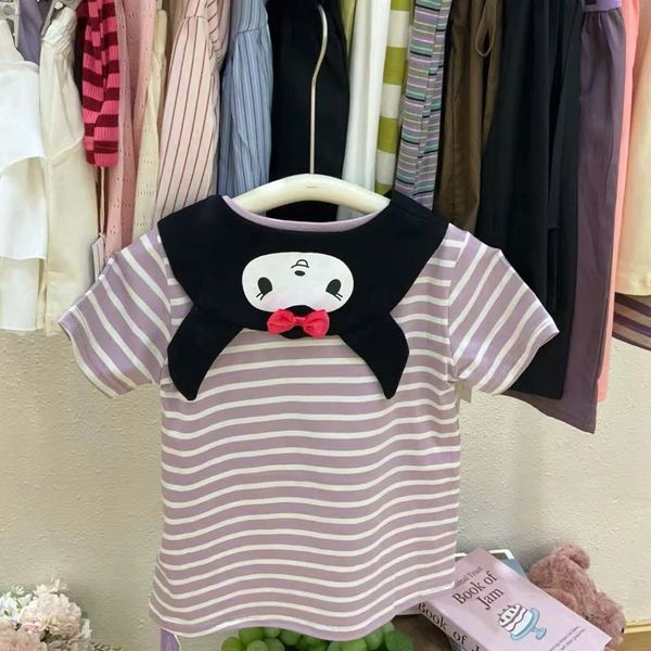 V00074 - Set váy cotton + khăng quàng hoạ tiết Kuromi, Melody, Cinnamon bé gái size 90-130