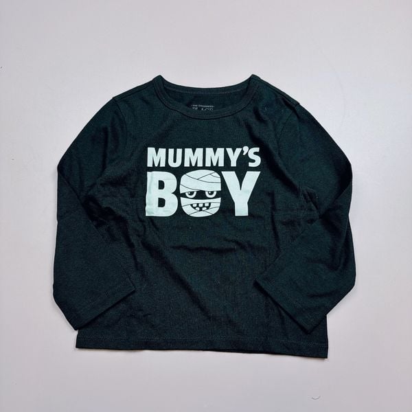 ABT114 - Áo cotton dài tay dòng nhí cho bé trai size 1-5y