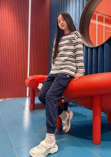 BM2606ST08 - Bộ cotton Beemon cổ tròn dài tay trẻ em size 130-170