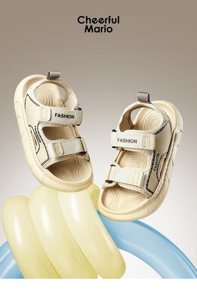 SD02 - Sandal Mario siêu nhẹ quai dán nhiều màu cho bé size 24-29