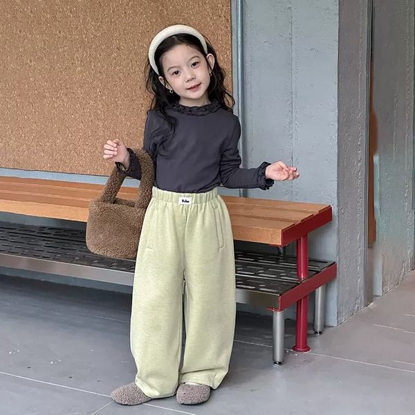 25G038 - Áo thun bé gái chất cotton cổ bèo 3D, chất liệu 47.6% cotton, 47,8% rayon (viscose), 4.6% spandex size 90-170, NSX Huzhou Zhili Kujun Clothing Co., Ltd