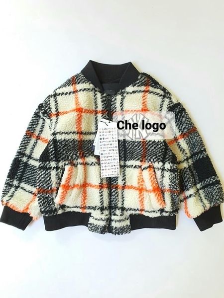 AK77 - Áo khoác bomber lông cừu lót nỉ kẻ caro 3 màu size 110 - 155