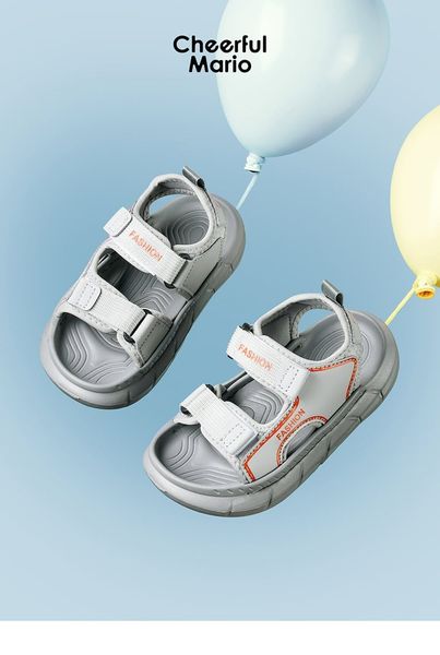 SD02 - Sandal Mario siêu nhẹ quai dán nhiều màu cho bé size 24-29