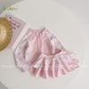 A0818 - Set bộ bơi Alber Kids bé gái áo dài tay + chân váy size 90-150