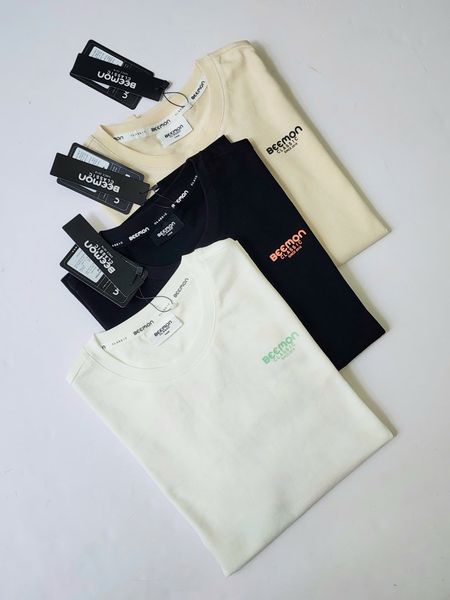 BM2602TS02 - Áo Beemon cổ tròn cotton 3 màu cho bé size 120-170