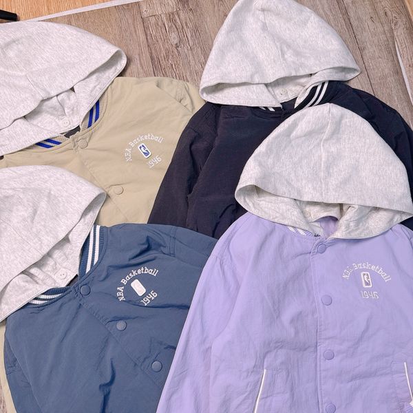 AKBT38 - Áo khoác phao phối mũ nỉ cho bé size 110-160