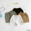6026QHB - Quần short kaki Beemo túi kiểu bé trai size 1-6y