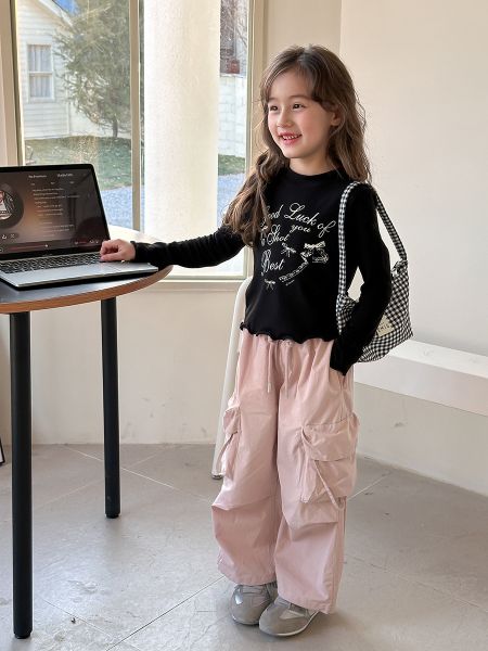 25A029 - Quần kaki túi hộp AMBB nhiều màu cho bé gái size 120-160