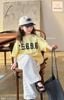 JJBCC.1434 - Bộ Jam & Jenny áo in số + quần kẻ dài size 6-12y
