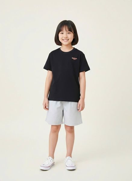 BM2602TS02 - Áo Beemon cổ tròn cotton 3 màu cho bé size 120-170