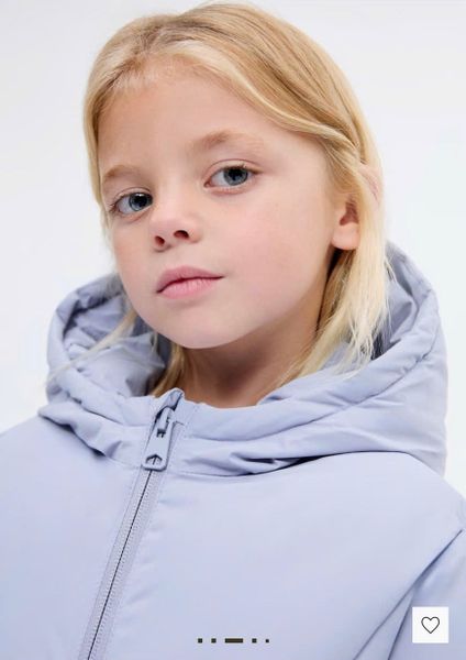 AK14 - Áo khoác phao MNG 2 màu hồng/xanh tím cho bé size 1-6y