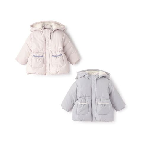 AK22 - Áo khoác phao Petitmain siêu nhẹ tai thỏ cho bé size 80-130