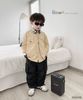 4666QDB - Quần kaki suông Beemo có rút gấu cho bé 3 màu size 90-130