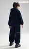 Lu 1701 - Bộ nỉ Luca hoodie nỉ hai da màu navy ASK Junior bé trai size 2-12y