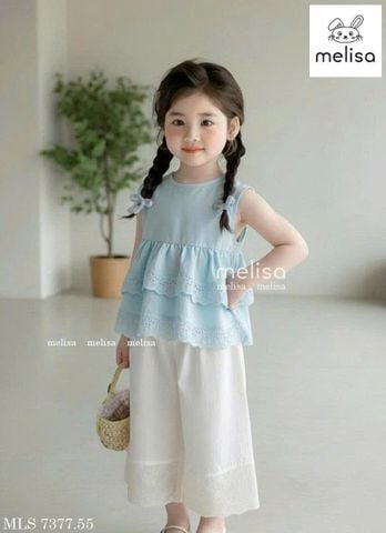 MLSBCC.7377 - Bộ Melisa bé gái size 2-12y