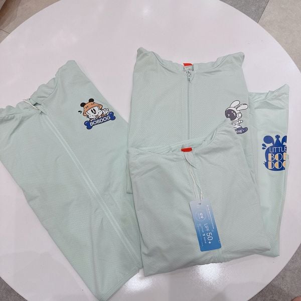 ACN04 - Áo khoác chống nắng vải dệt +50UPF nhiều màu họa tiết ngẫu nhiên size 110-160