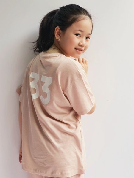 BBG33 - Bộ cotton Bee Mon nhiều màu thêu chữ ngực Paris / Seoul size 110 - 160