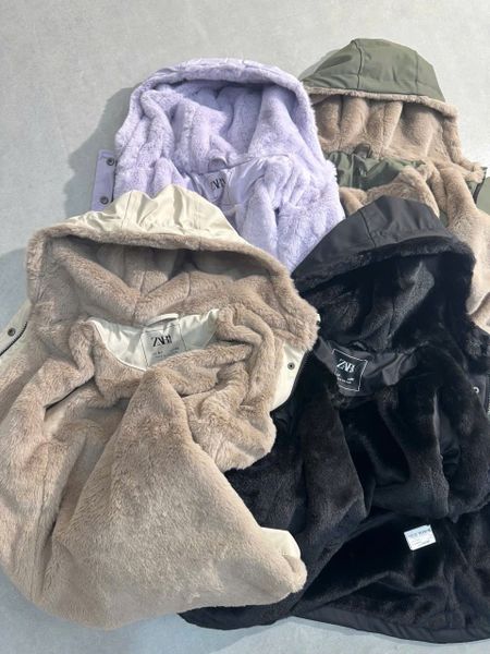 AKBT07 - Áo khoác raincoat lót lông nhiều màu cho bé size 6-14y