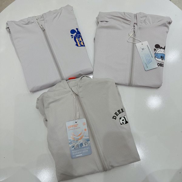 ACN04 - Áo khoác chống nắng vải dệt +50UPF nhiều màu họa tiết ngẫu nhiên size 110-160