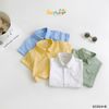 6036AHB - Áo sơ mi Beemo cổ đức, túi cách điệu size 1-6y