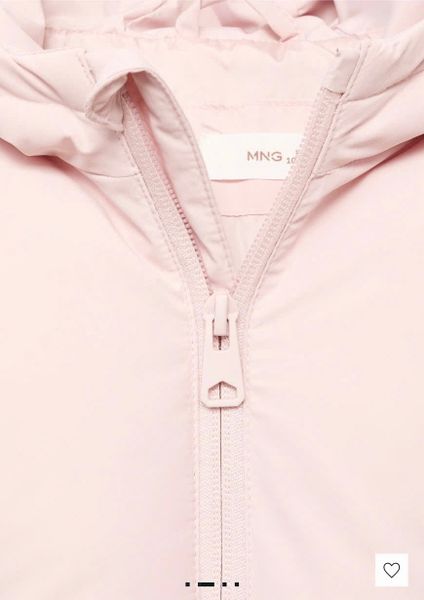 AK14 - Áo khoác phao MNG 2 màu hồng/xanh tím cho bé size 1-6y