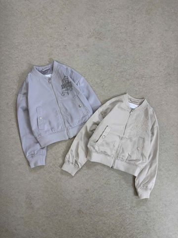 AK67 - Áo khoác bomber GGJJ 2 màu be/ghi tím size 6-14y